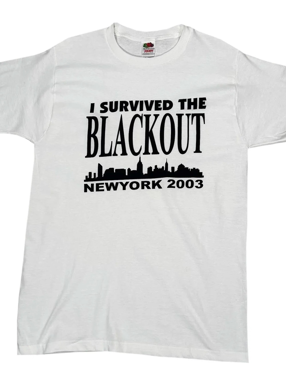 Vintage I Survived The Blackout Of 2003 New York City T Shirt (Size M)